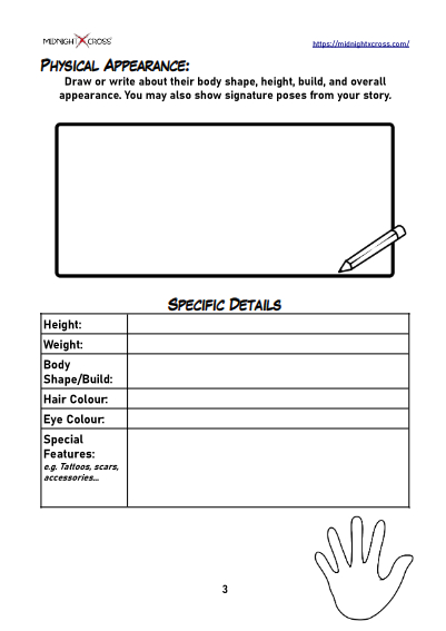 Character Creation Worksheet Preview 3